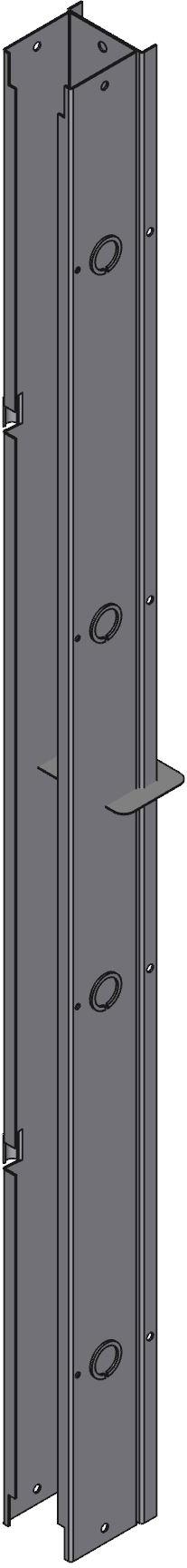 Hammond Manufacturing-CWST248 Wiring Ducts Wiring Ducts Hinged Cover Square with Cover Steel Gray