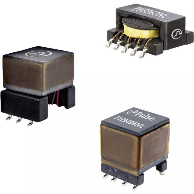 Pulse Electronics Corporation-PH0416NLT Transformator Power Transformer 1:2 5000Vrms 1.4W 6 Terminal Gull Wing SMD Automotive AEC-Q200