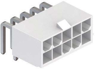CnC Tech, LLC-4282-1-0200-10-SP Steckverbinderleisten und Leiterplattenbuchsen Conn Wire to Board M 10 POS 4.2mm Solder RA Side Entry Thru-Hole Tray