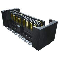 Samtec-QFS-016-04.25-L-D-DP-GP Embases de raccordement et réceptacles PCB Conn Differential Pair SKT 32 POS 0.635mm Solder ST SMD Bulk