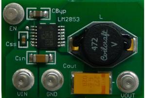 Texas Instruments-LM2853-1.8EVAL/NOPB Energiemanagement, Entwicklungsplatinen und -kits LM2853 DC to DC Converter and Switching Regulator Chip Evaluation Board