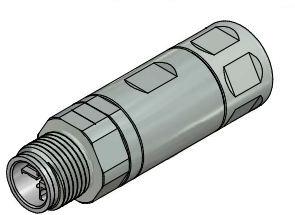 CONEC-43-00418 Connettore circolare Conn Circular PIN 8 POS Crimp ST Cable Mount 8 Terminal 1 Port