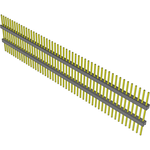 Conn Board Stacker HDR 50 POS 2.54mm Solder ST Top Entry Thru-Hole Bulk