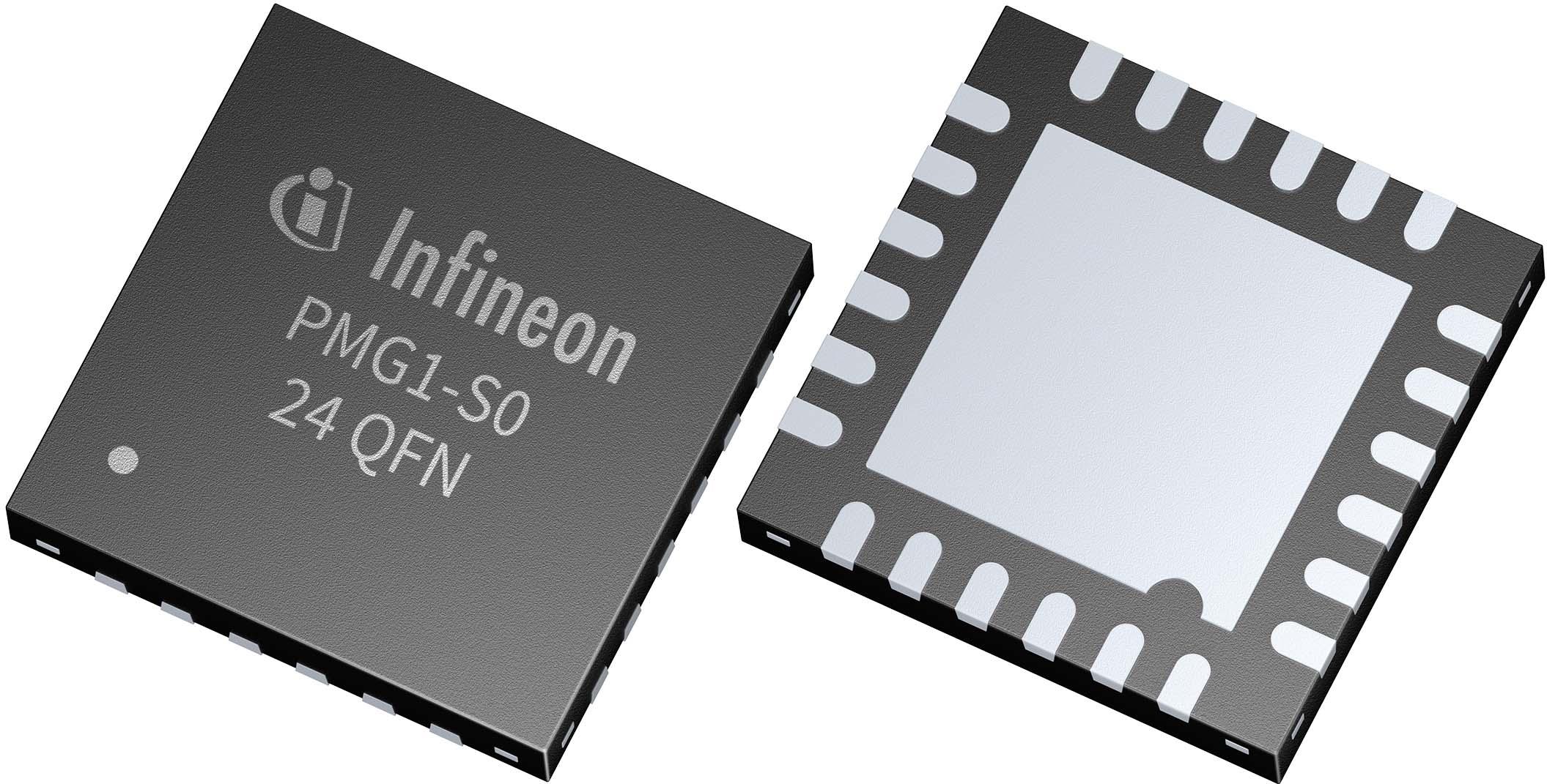 Infineon Technologies AG-CYPM1011-24LQXI Microcontrollers - MCUs MCU 32-bit ARM Cortex M0 RISC 64KB Flash 3.3V/5V 24-Pin QFN EP Tray