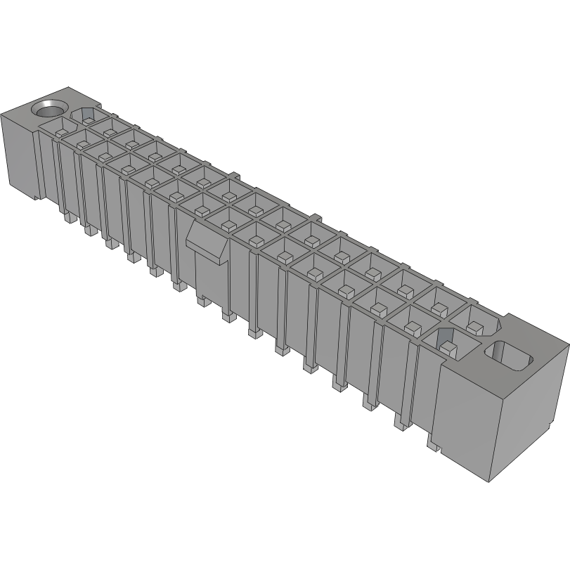 Samtec-IPBT-115-H1-T-D-GP Connector Headers and PCB Receptacles Conn Wire to Board HDR 30Power POS 4.19mm Solder ST Top Entry Thru-Hole Power Mate® Tube