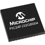 MCU 16-bit PIC RISC 32KB Flash 2.5V/3.3V 44-Pin QFN EP Tube