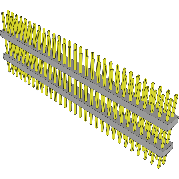 Samtec-TW-30-08-S-D-395-195 连接器插头及 PCB 插座 Conn Board Stacker HDR 60 POS 2mm Solder ST Top Entry Thru-Hole Bulk