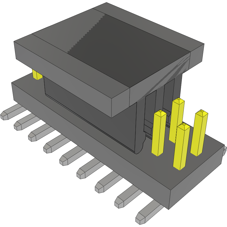 Samtec-FTM-109-02-L-DV-P-TR Connector Headers and PCB Receptacles Conn Unshrouded Header HDR 18 POS 1mm Solder ST Top Entry SMD T/R