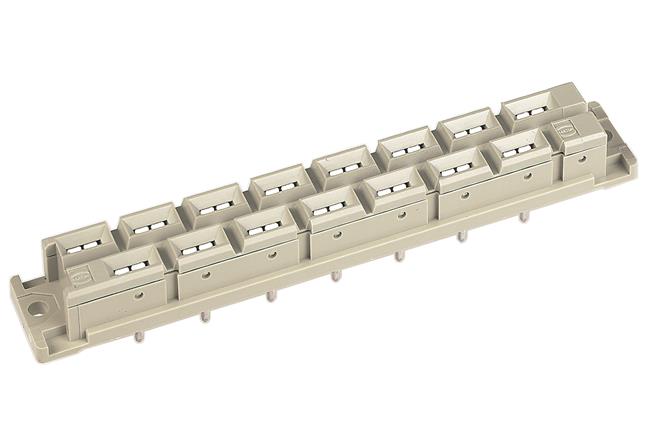 HARTING-09062152812 Steckverbinder, Mutterplatine Conn DIN 41612 F 15 POS 5.08mm Solder ST Thru-Hole
