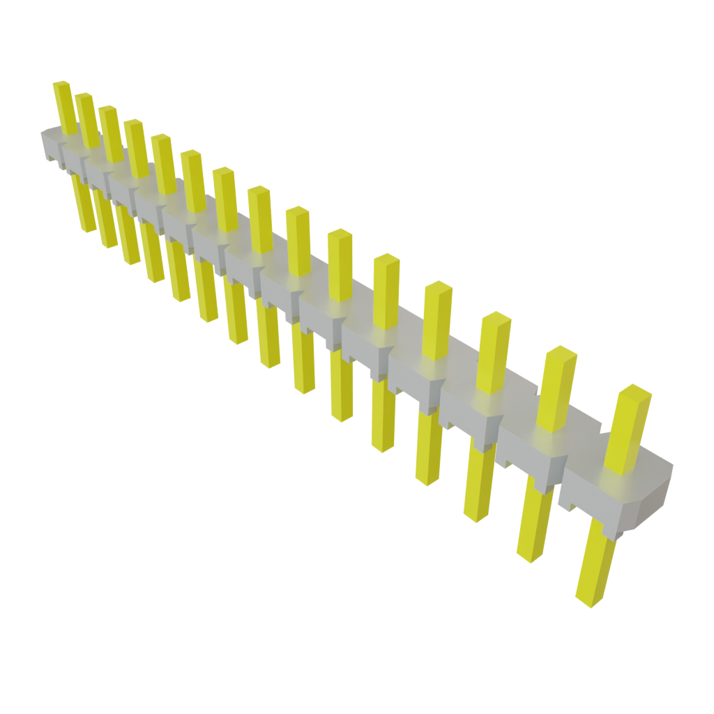 Samtec-TLW-115-05-T-S 连接器插头及 PCB 插座 Conn Unshrouded Header HDR 15 POS 2.54mm Solder ST Top Entry Thru-Hole Bulk