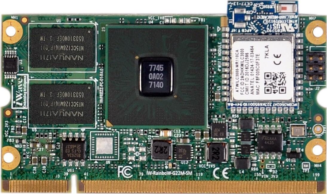 iWave Systems-IW-G22M-SM02-3D512M-E008G-LIF System on Modules - SOM SODIMM SOM with RZ/G1E Processor 512MB RAM Medical