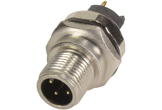 HARTING-21033211431 Steckverbinder, rund PCB receptacle male front A-cod 4-pole