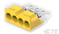 TE Connectivity-2388553-4 Blocchi terminali connettore Splices, Closed End Splice, Push In Connector