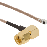 Cable Assembly Coaxial 0.3m SMA to AMC PL-PL Bag