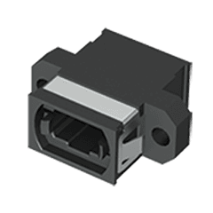 Samtec-OPA-S-1-F Connector Accessories Connector Accessories Optical Patch Adaptor Straight Polyetherimide Black Bag