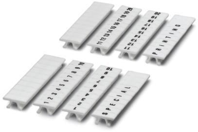PHOENIX CONTACT-0801404:0021 Steckverbinderzubehör Connector Accessories Zack Marker Strip Polyamide White