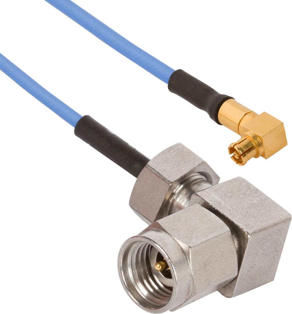 Amphenol-7015-0996 Kabelbaugruppen Koaxial Cable Assembly 0.047mm Cable 0.152m SMPM to 2.92MM RF F-M Bag