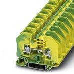 PHOENIX CONTACT-3049615 Bloques terminales del conector Conn Feed-Through Modular Terminal Block F 2 POS Bolt T DIN Rail 24A