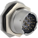 Eaton-UT0X714D15P32 Steckverbinder, rund Conn Circular PIN 15 POS Solder ST Jam Nut 15 Terminal 1 Port