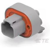 TE Connectivity-DT13-2P 矩形连接器 Conn Rectangular PIN 2 POS Solder RA Thru-Hole Box