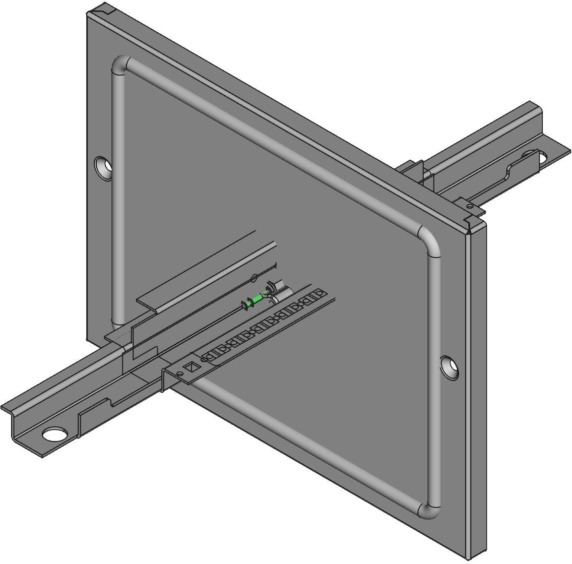 Hammond Manufacturing-HTCM346 电缆配件 Top Cable Module
