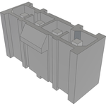 Conn Wire to Board HDR 4Power POS 4.19mm Solder RA Side Entry Thru-Hole Power Mate® Tube