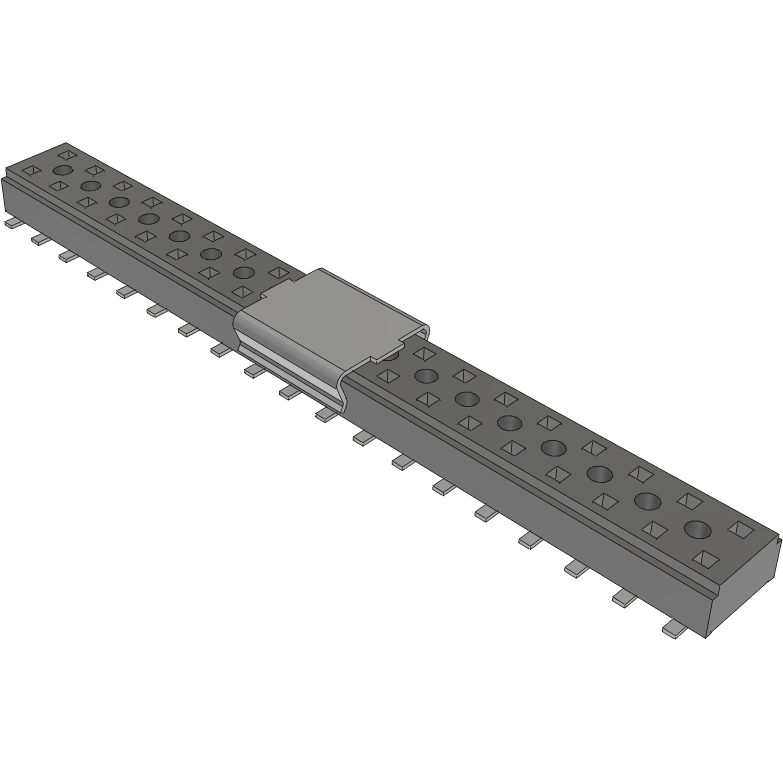 Samtec-CLT-119-02-L-D-P Connector Headers and PCB Receptacles Conn Socket Strip SKT 38 POS 2mm Solder ST Top Entry SMD TIGER CLAW™ Tube