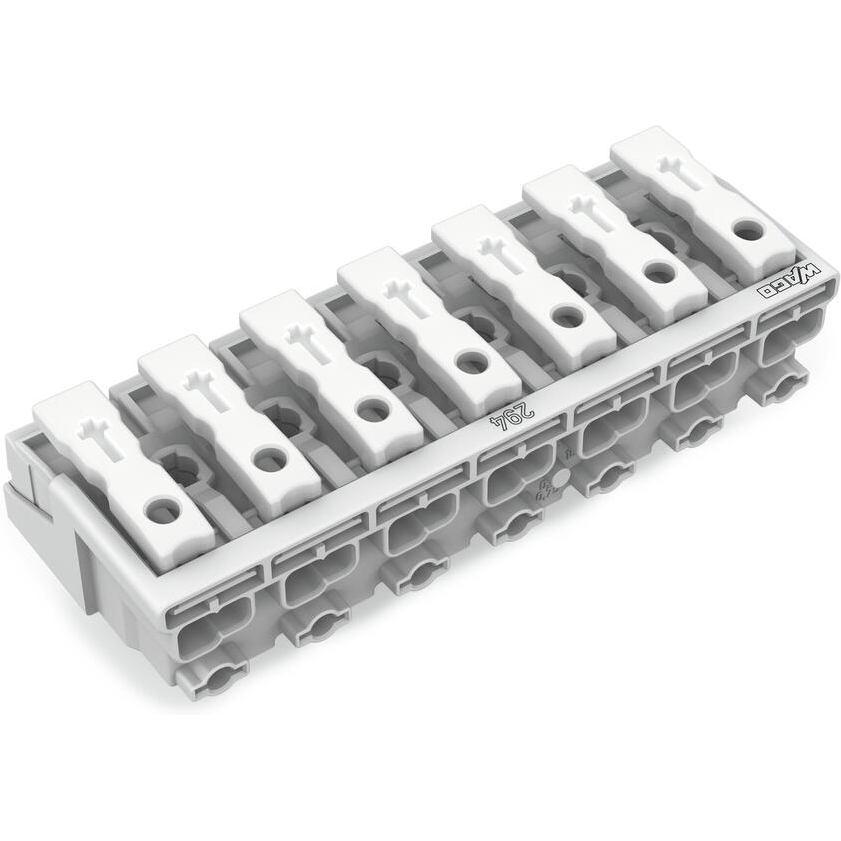 WAGO-294-4007 Steckverbinder Conn Power 7Power POS Spring Clamp ST Cable Mount 1 Port Foil