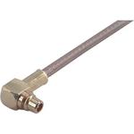 Conn MMCX 0Hz to 6GHz 50Ohm Solder RA Cable Mount PL Gold Bulk