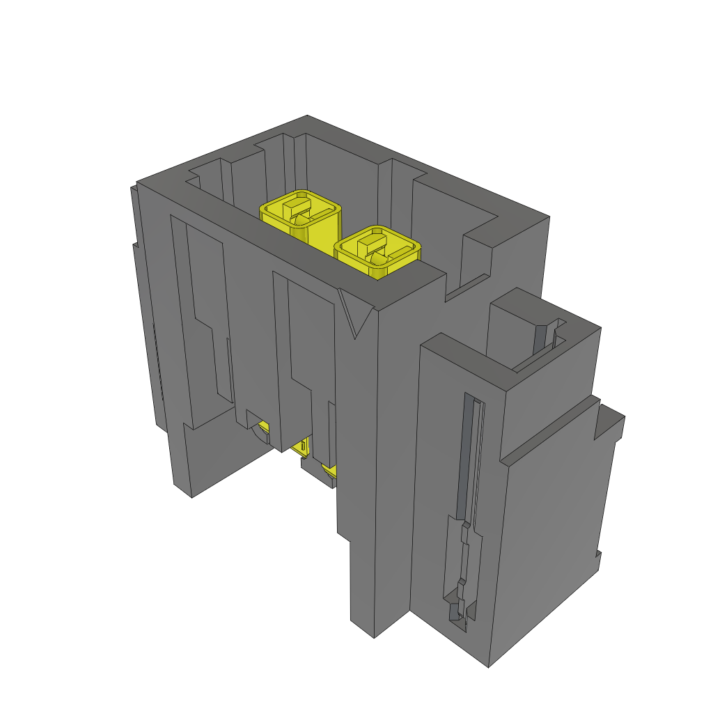 Samtec-IP5-02-01-L-S-RA1-L-TR Steckverbinderleisten und Leiterplattenbuchsen Conn Isorate Transmission Line RF HDR 2 POS 4mm Solder RA Side Entry Thru-Hole IsoRate® T/R