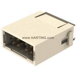 HARTING-09140083041 Steckverbinder, rechteckig Rectangular Connector, Male, Fast Termination, 8 Pos, Straight