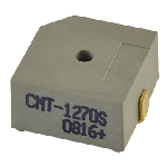 Audio Buzzer Magnetic 1.2Vo-p 2Vo-p 60mA 1.5Vo-p 80dB Surface Mount Solder Pad T/R