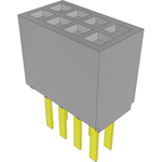 Conn Socket Strip SKT 8 POS 1.27mm Solder ST Top Entry Thru-Hole TIGER EYE™ Tube
