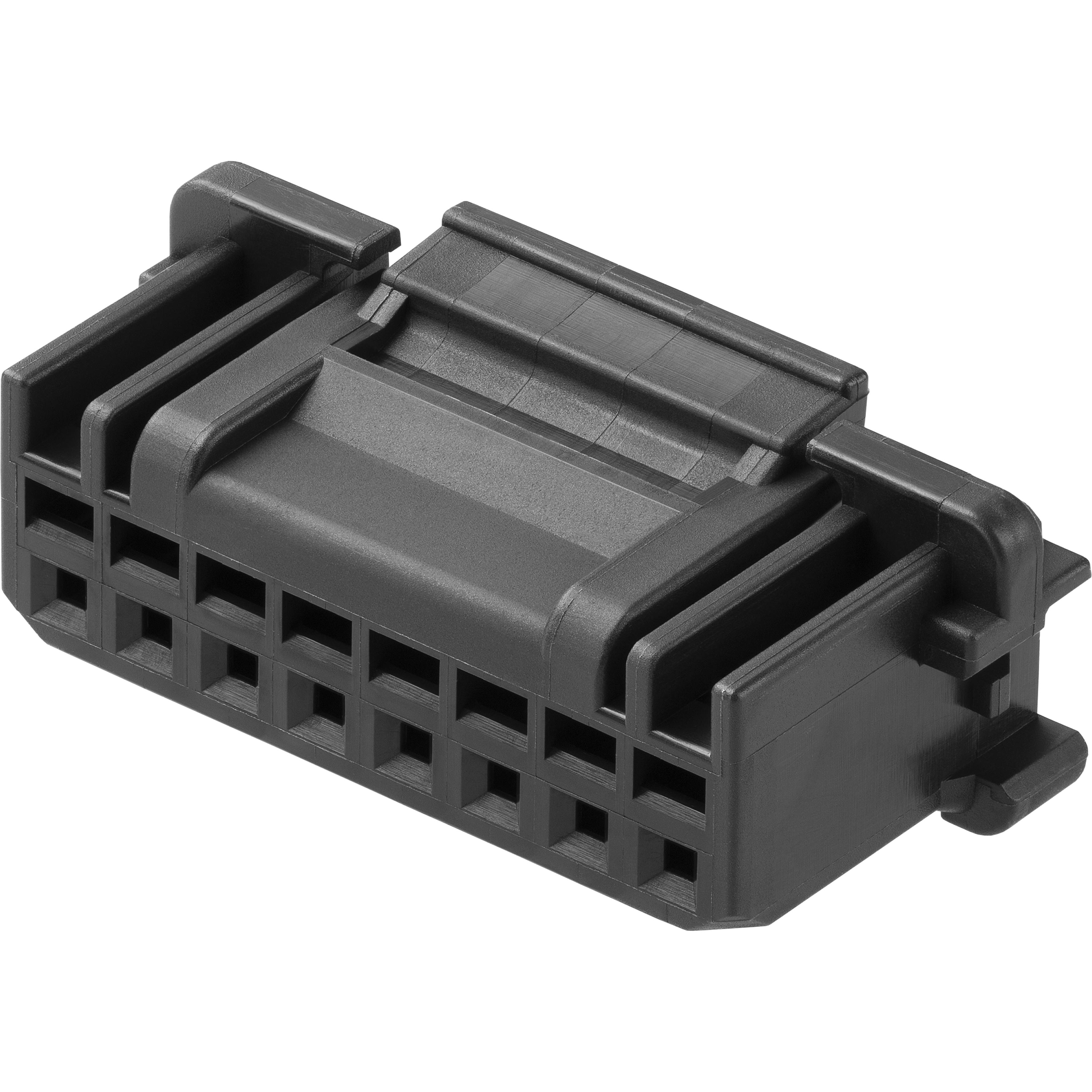 Molex-2127242051 分立接线罩连接器 Conn Housing F 5 POS 2mm Crimp ST Cable Mount Black Bag
