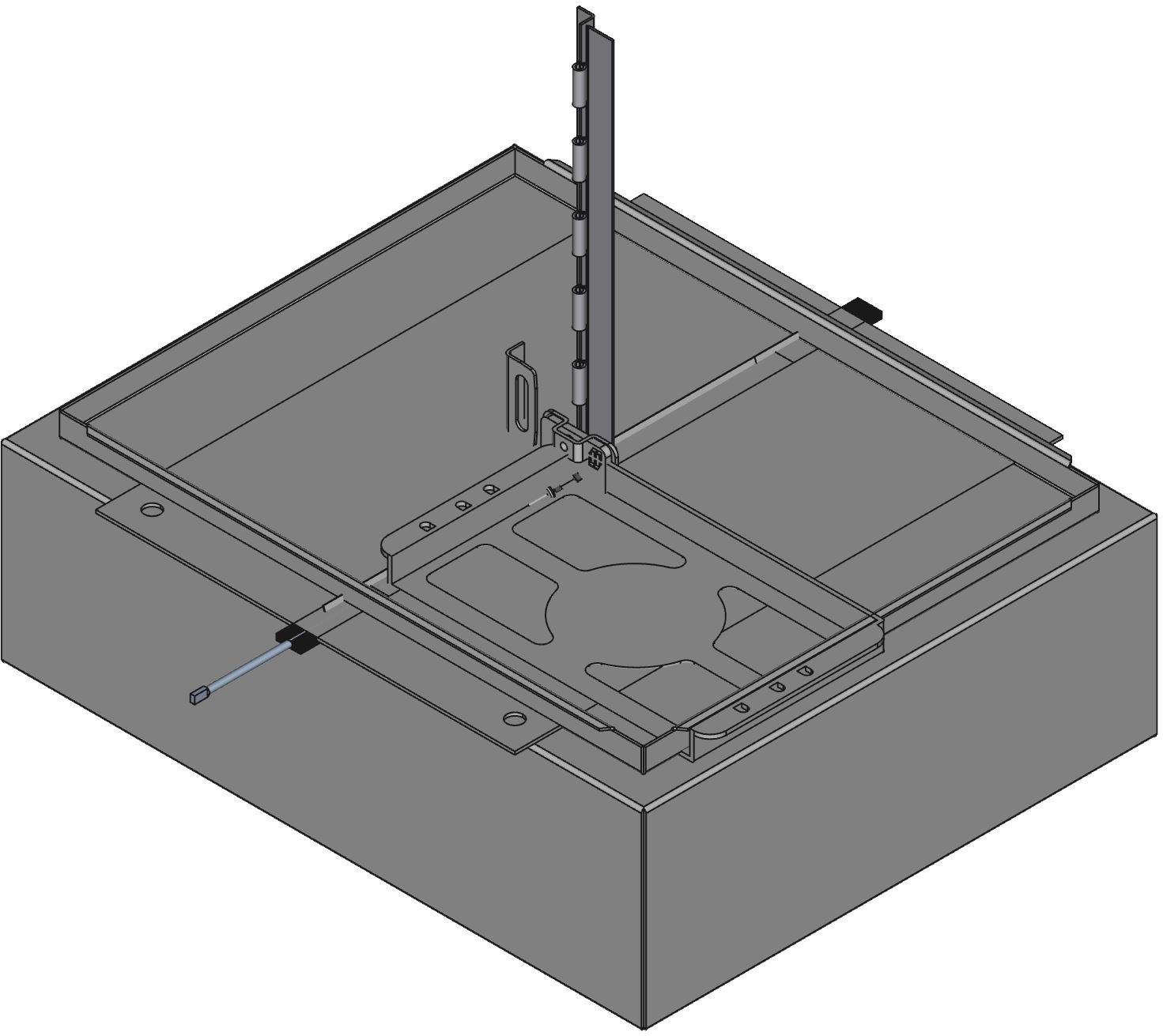 Hammond Manufacturing-1418CR6  Gray Steel Wall Mount Type 12 Enclosure