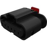 Conn Housing F 6 POS 4mm Crimp ST Cable Mount Black Bag