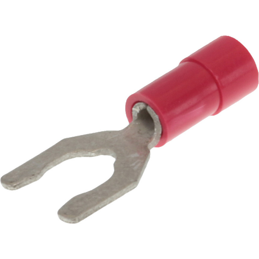 Molex-0190990015 Terminales del conductor Snap Spade Tongue Terminal 18-22AWG Copper Red 23.3mm Electro Tin InsulKrimp™ Bag