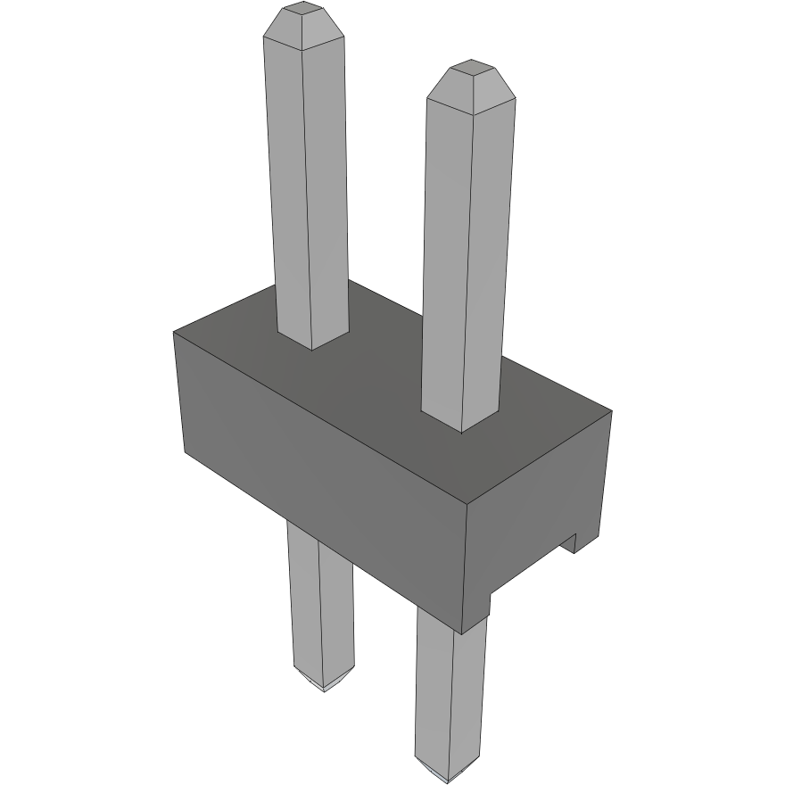 Samtec-MTMM-102-04-T-S-130 Steckverbinderleisten und Leiterplattenbuchsen Conn Unshrouded Header HDR 2 POS 2mm Solder ST Top Entry Thru-Hole Bulk