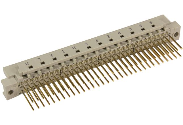 HARTING-09736646947 背板连接器 Conn DIN 41612 M 64 POS 2.54mm Wire Wrap ST Thru-Hole