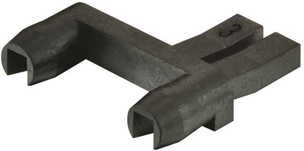 HARTING-09140009973 连接器配件 Connector Accessories Coding Element Straight Polycarbonate Black Han-Modular®