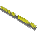 Conn Unshrouded Header HDR 78 POS 1.27mm Solder ST Top Entry Thru-Hole Tube