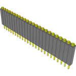 Conn Socket Strip SKT 24 POS 2.54mm Solder ST Top Entry Thru-Hole Bulk