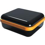 Serpac Electronic Enclosures-CX26ABKANO null Black Polycarbonate Waterproof Pocket Enclosure with Neon Orange Seal