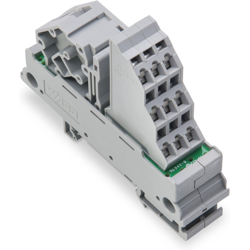 WAGO-830-800/000-303 Schnittstellenmodule Potential Distribution Module, 1 Potential, with 1 input clamping point, Conductor cross-section up to 16 mm2, with 9 output clamping points, Conductor cross-section up to 2.5 mm2
