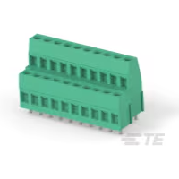 TE Connectivity-1-282888-1 Connector Terminal Blocks Conn Eurostyle Block M 10 POS 5mm Solder ST Thru-Hole 17.5A/Contact Carton