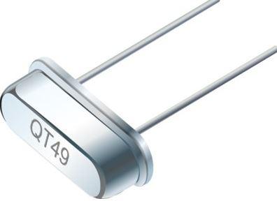 TXC Corporation-QT49-12.000MEEJ-B Cristaux Crystal 12MHz ±10ppm (Tol) ±10ppm (Stability) 18pF FUND 40Ohm 2-Pin HC-49/S Thru-Hole