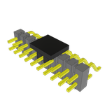 Conn Unshrouded Header HDR 20 POS 2.54mm Solder RA Side Entry SMD T/R