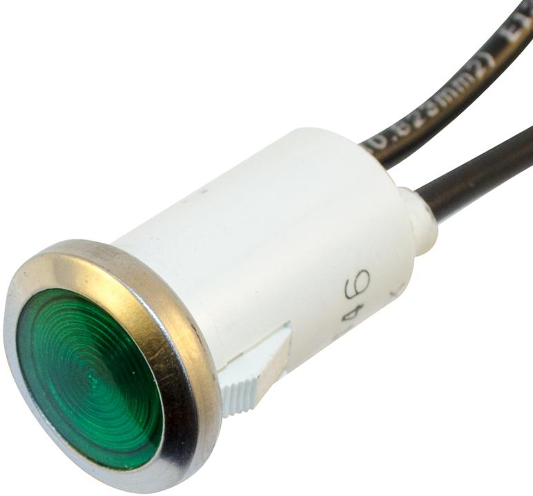 Wamco, Inc-WL-1033D5 Panel Mount Indicators LED Panel Mount Indicator Uni-Color Green 2-Pin