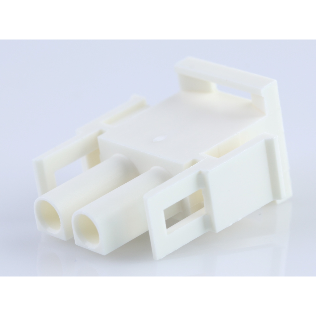Molex-0366430002 分立接线罩连接器 Conn Housing PL 2 POS 6.35mm Crimp ST Cable Mount Natural MLX™ Bag