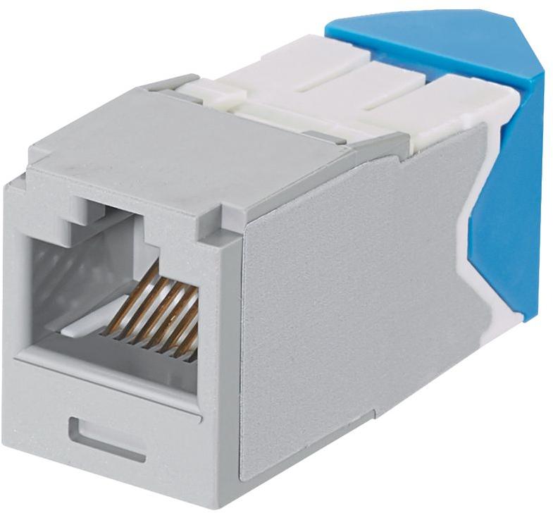 Panduit-CJLR6X88TGIG-24 Telecomunicaciones y teléfono del conector Conn Modular Jack F 8 POS Crimp ST Cable Mount 8 Terminal 1 Port Cat 6a Bulk